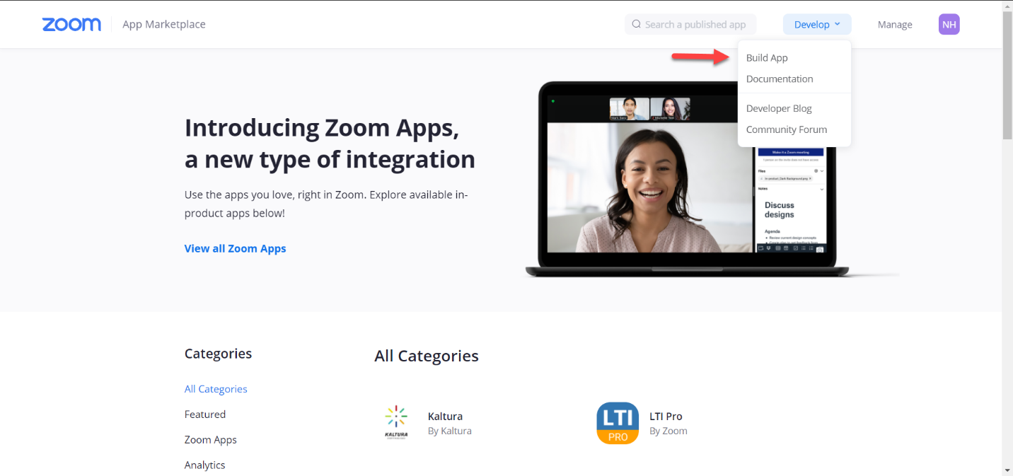 Zoom MarketplaceでZoom連携アプリを作成する