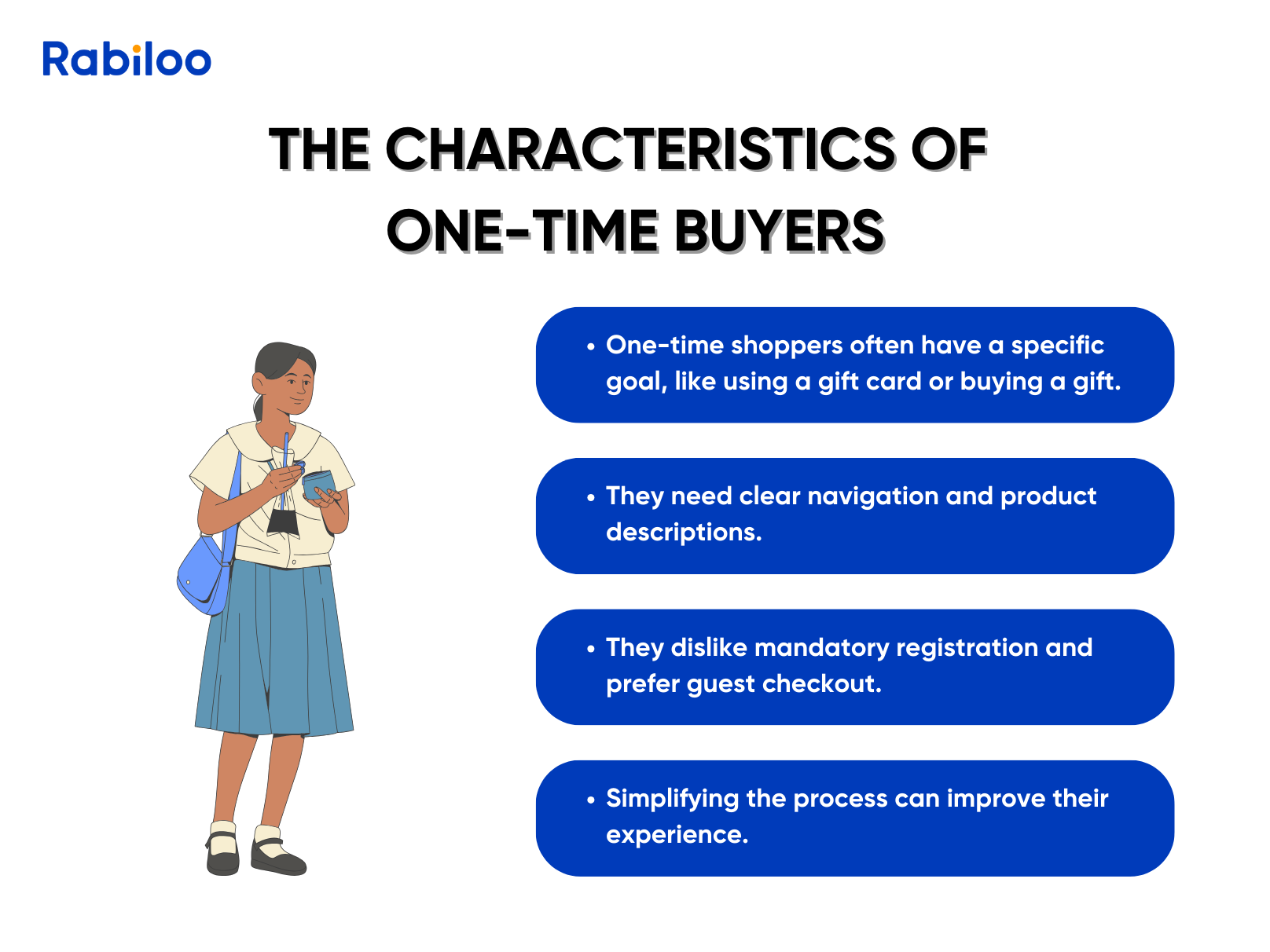 The characteristics of the one-time buyers