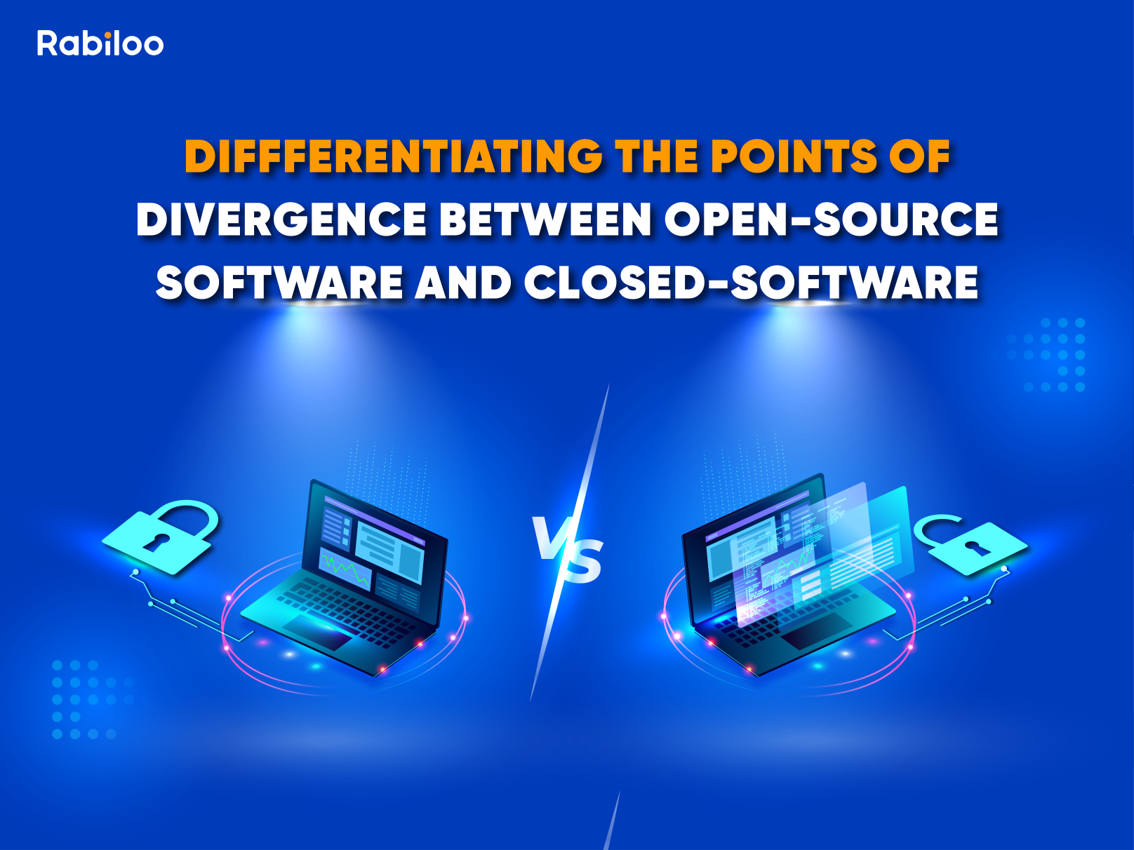 Differentiating the points of divergence between open-source software and closed-source software