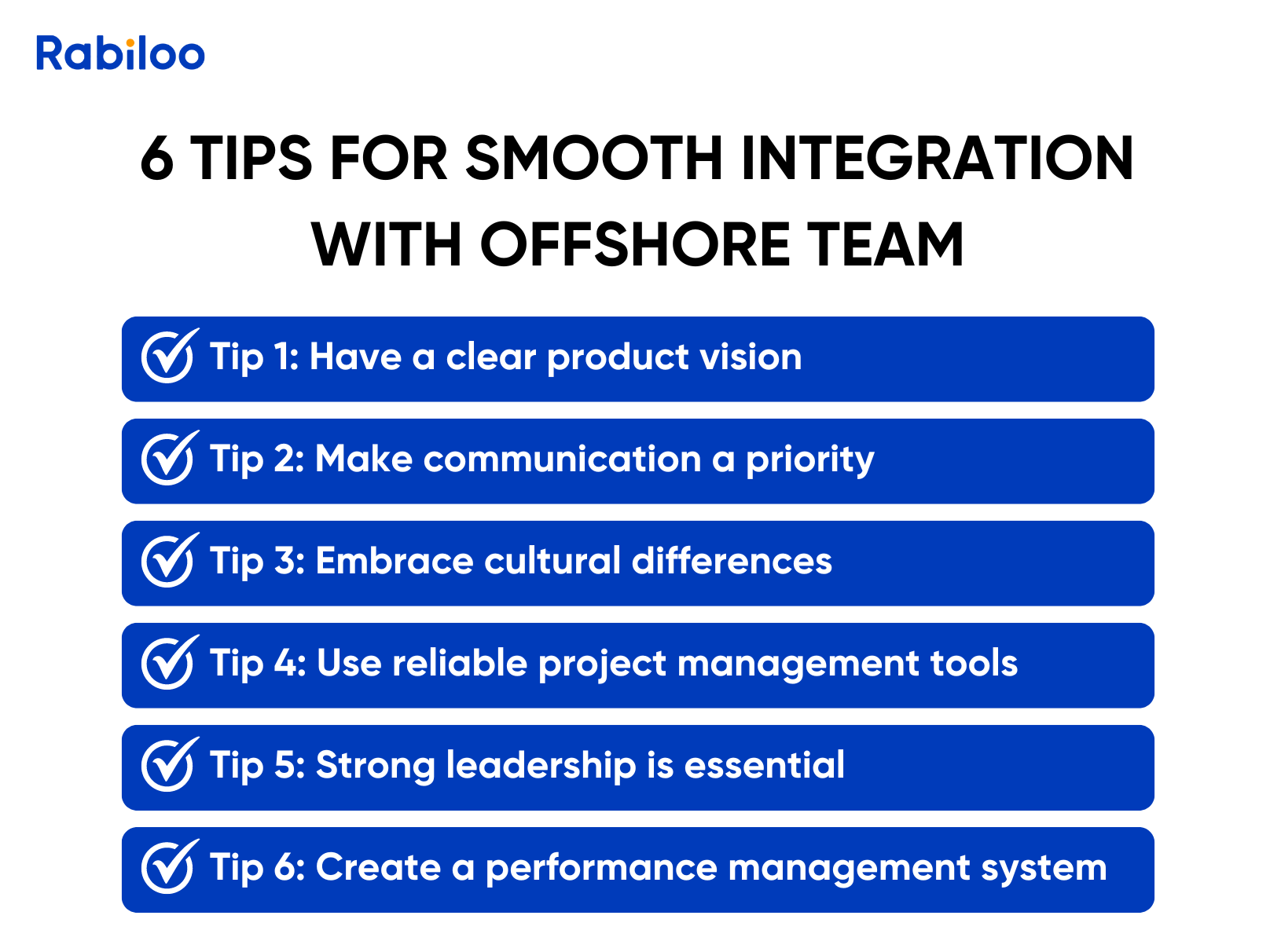 6 tips for smooth integration with offshore team