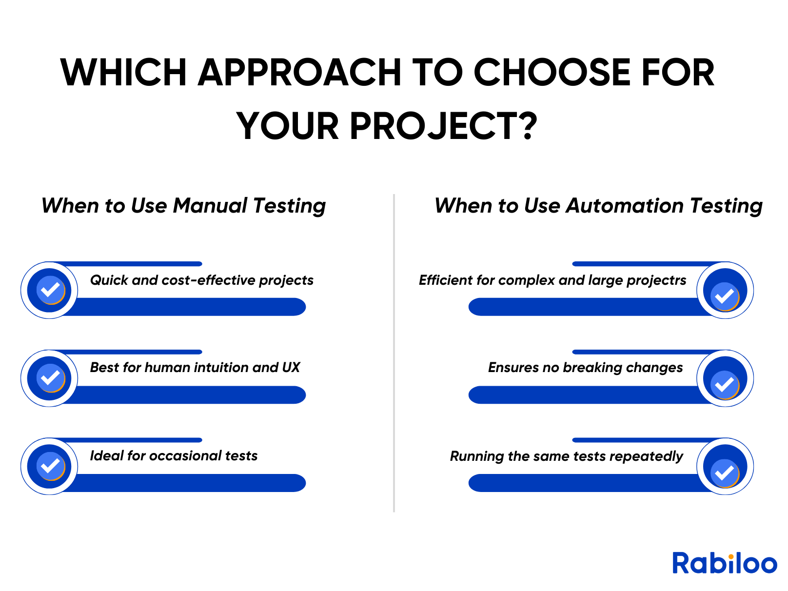 Which approach to choose for your project?