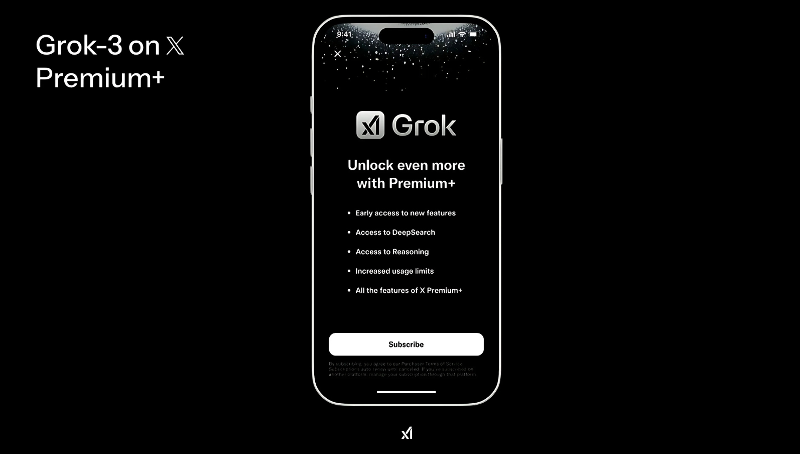 The Grok-3 on X Premium+