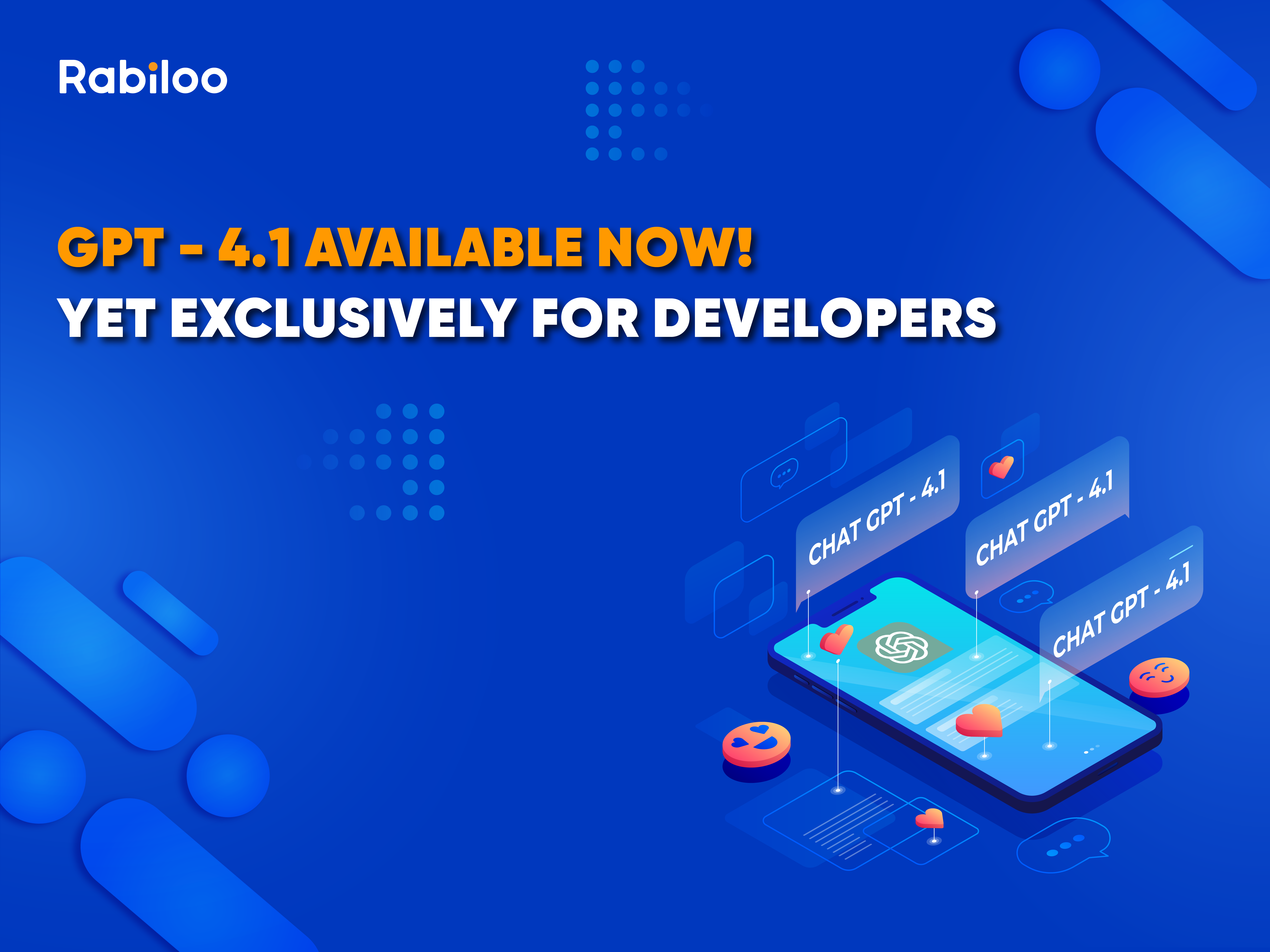 GPT-4.1 available now! Yet exclusively for developers